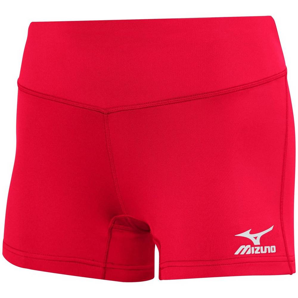 Womens Mizuno Victory 3.5" Inseam Volleyball Shorts Red Philippines (JGVWCS561)